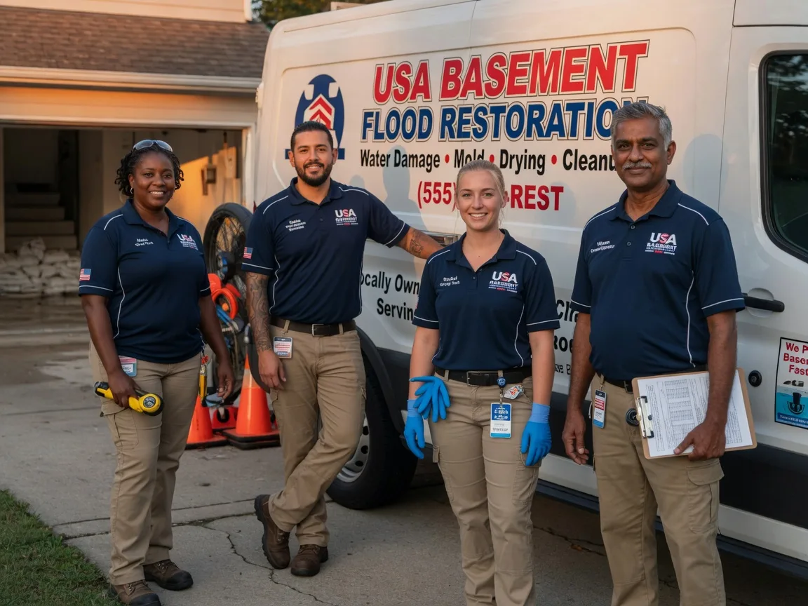 Basement Flood Cleanup company in Disney, OK